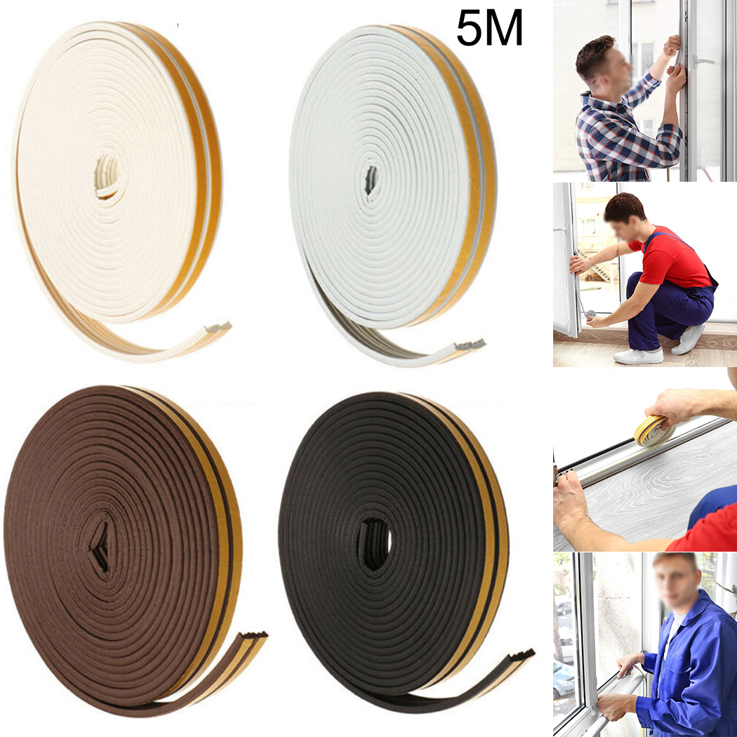 Door Weather Strip - PVC Meter Foam Seal Strip 1-2mm