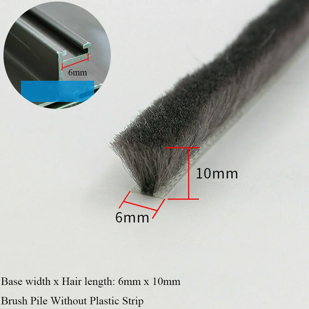 Excluder Door Strip Hairy Pile - Door Weather Strip ulasan dan harga