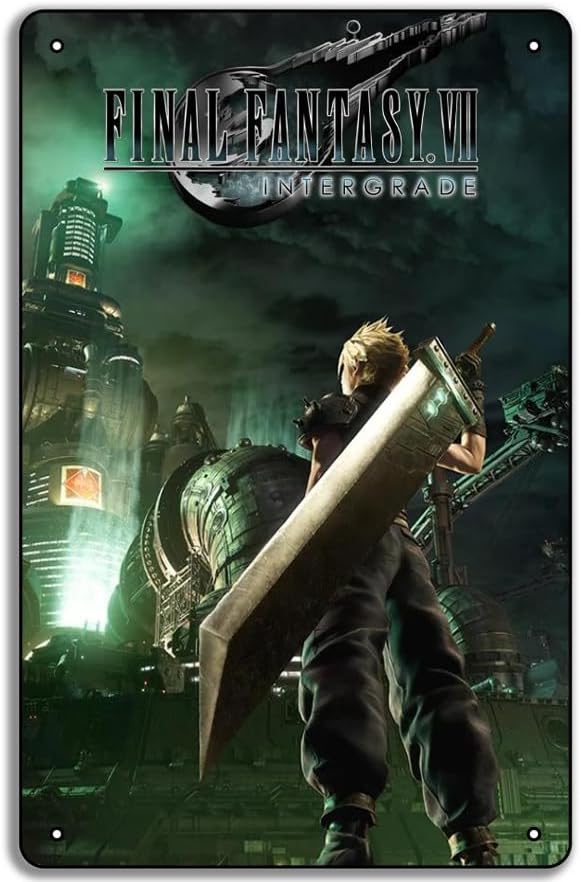 Final Fantasy VII Game Poster  - Home Improvement Game ulasan dan harga