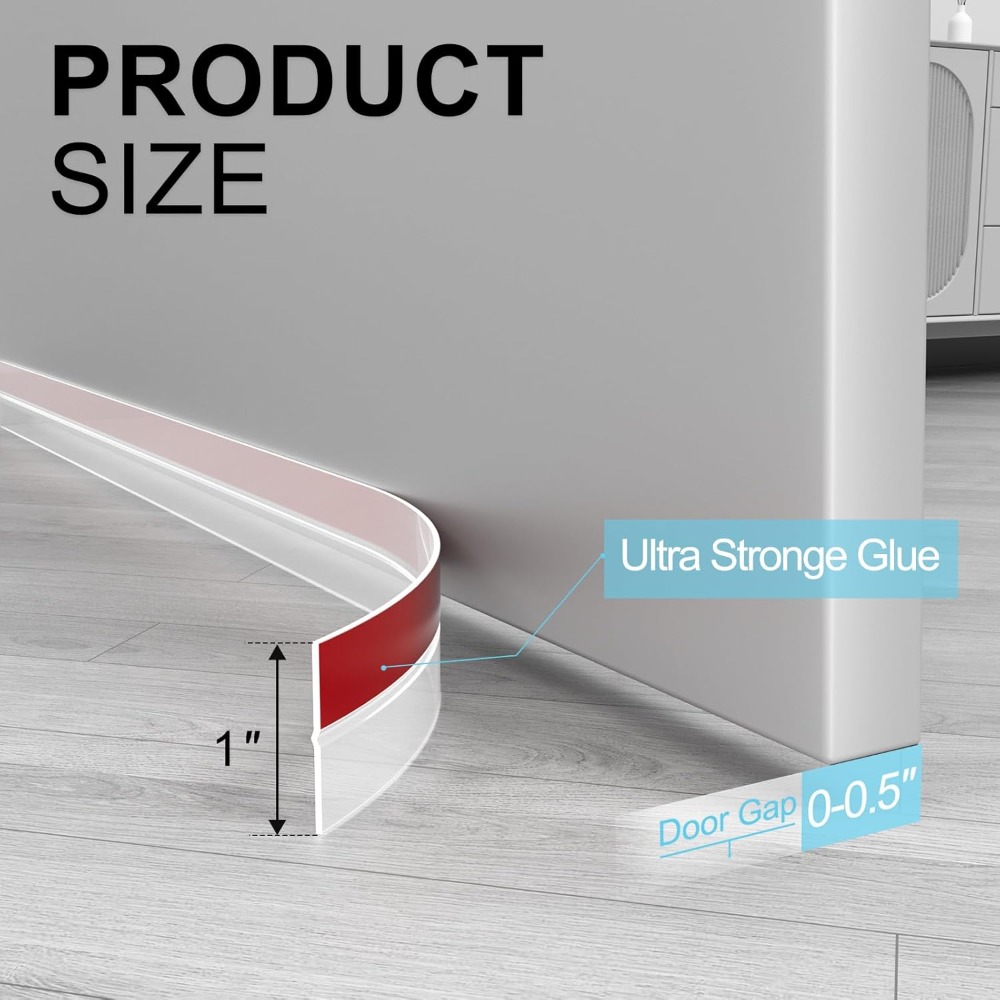 20 ft x 1 in Clear Silicone We - Door Weather Strip ulasan dan harga