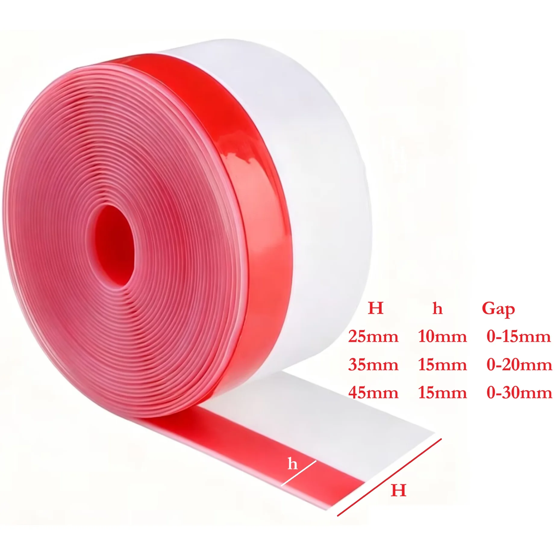 50M Self Adhesive Silicone Wea - Door Weather Strip ulasan dan harga