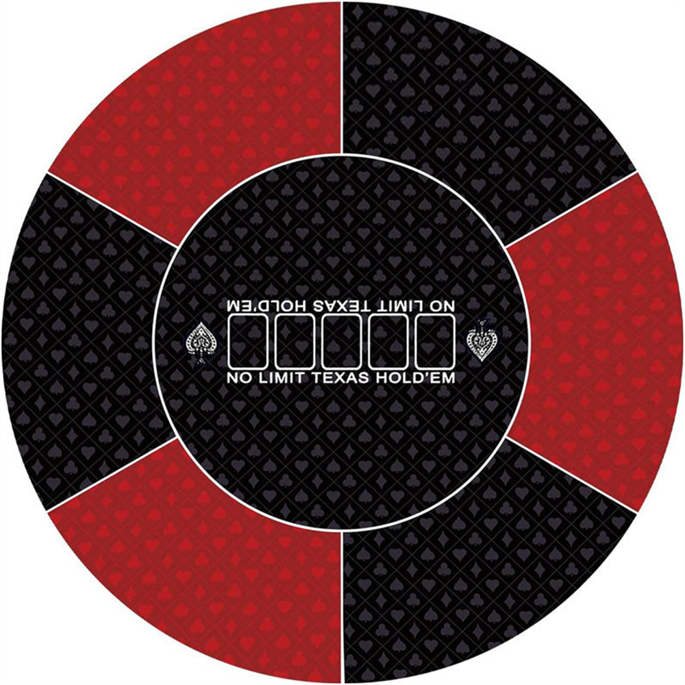 Multi-Size Poker Mat Round Tex - Home Improvement Game ulasan dan harga