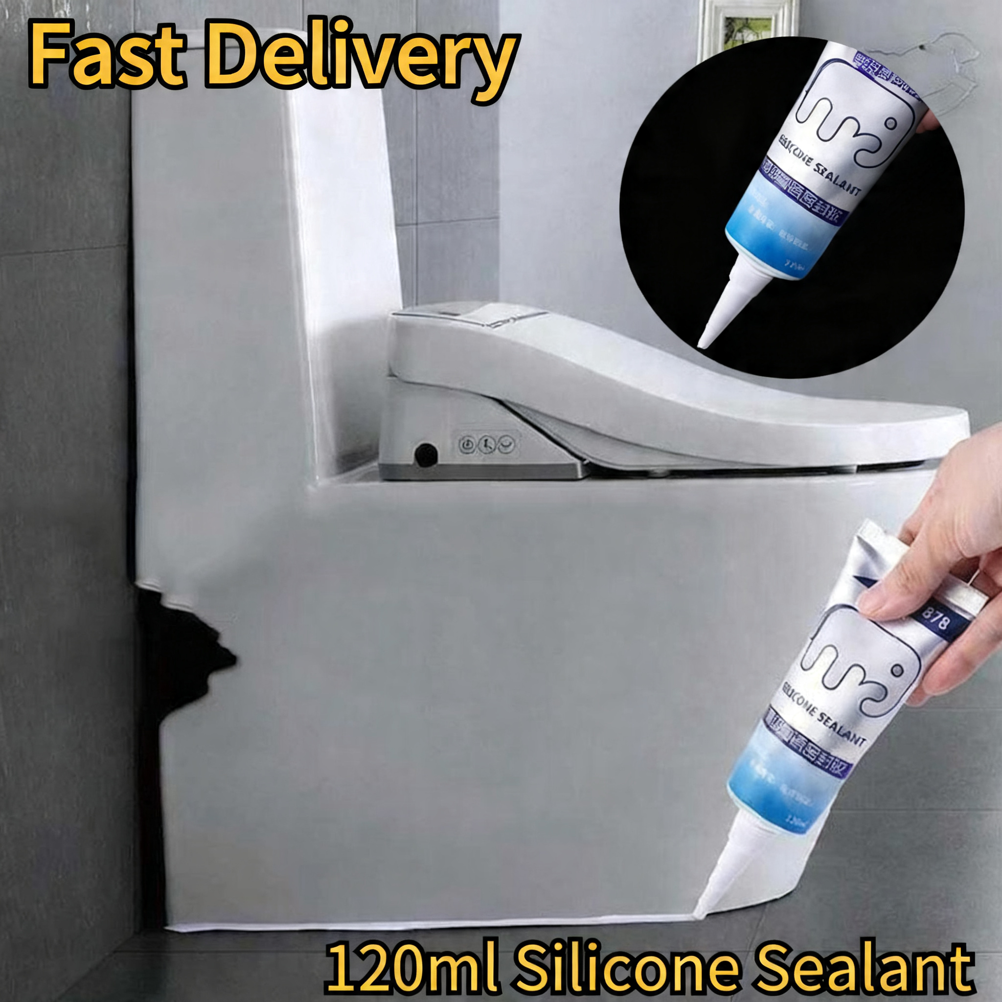 120ml Multipurpose Silicone Se - Bathroom Caulk Siliconized ulasan dan harga