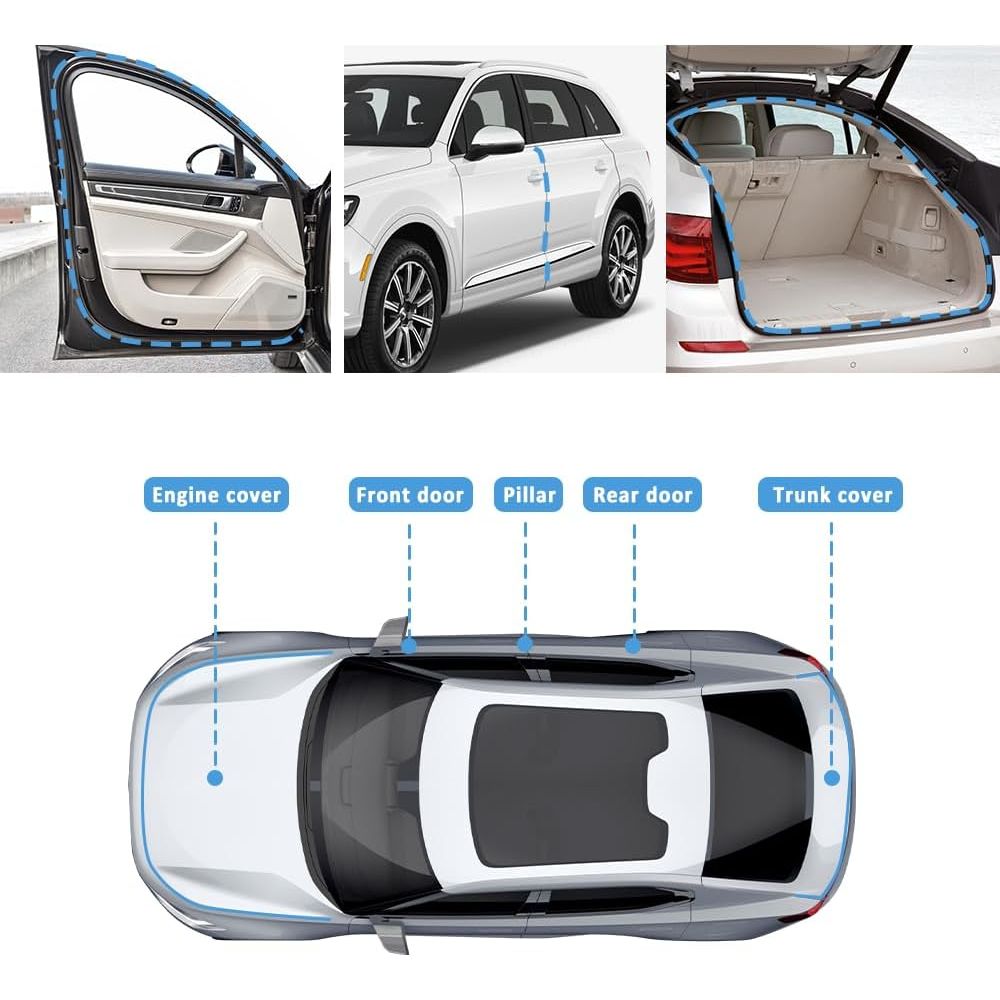 U-Shaped Weatherstrip Rubber S - Door Weather Strip ulasan dan harga