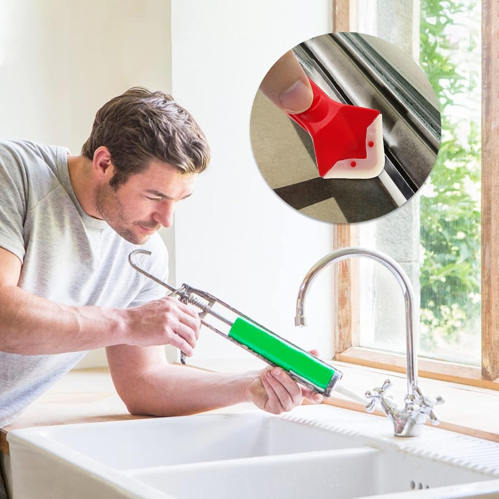 Caulk Finishing Tool Kit, 10-P - Bathroom Caulk Siliconized ulasan dan harga