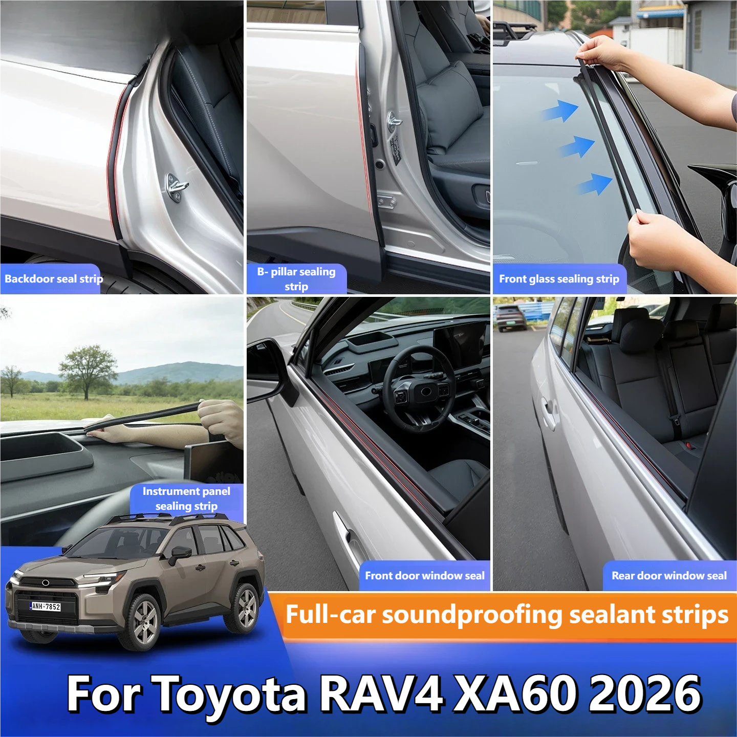 For Toyota RAV4 XA60 2026 Car  - Door Weather Strip ulasan dan harga