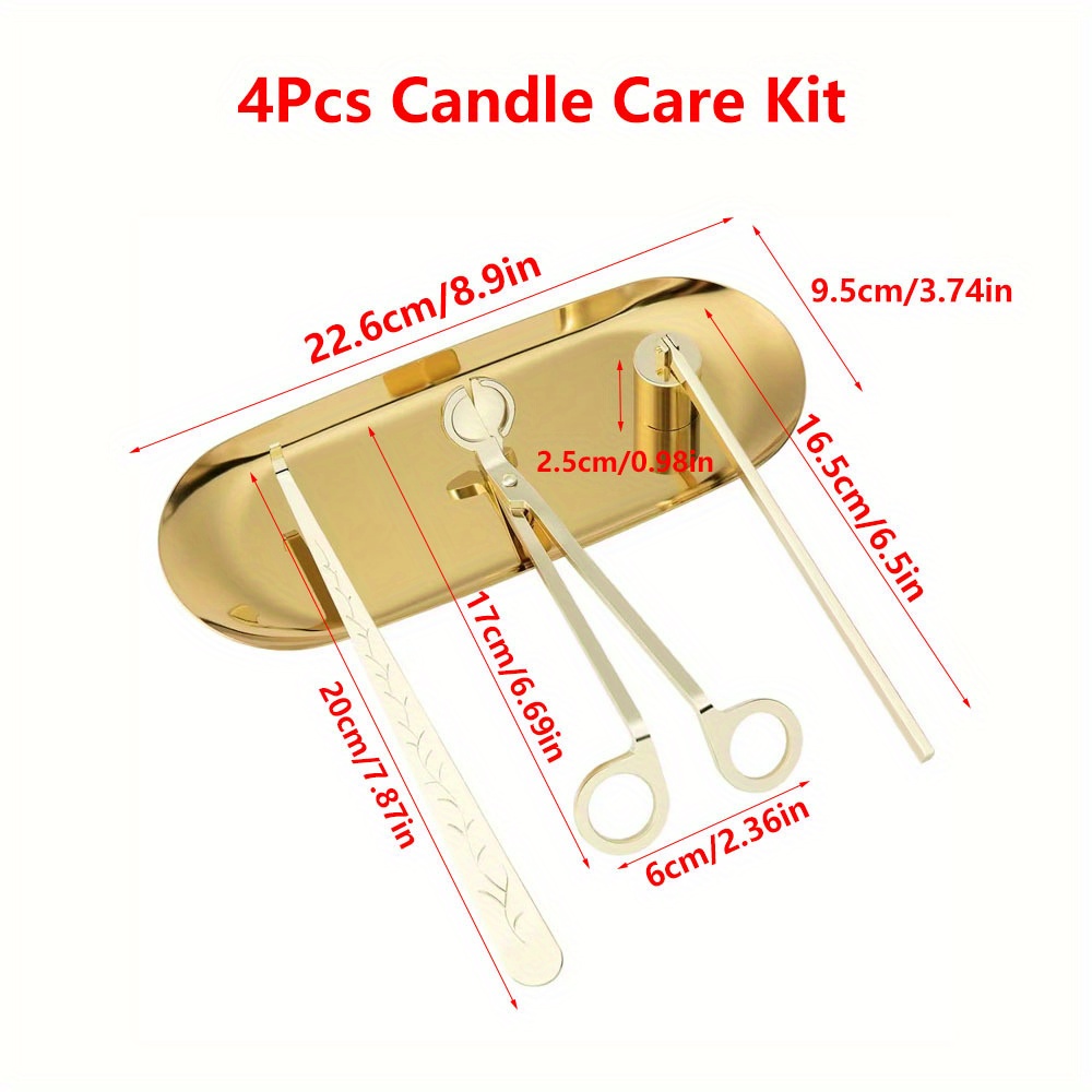 4pcs/set Luxury Candle Care Ki - Home Improvement House ulasan dan harga