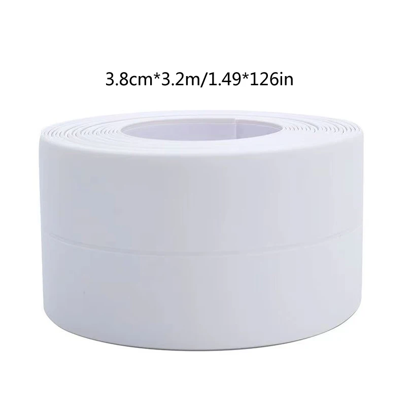 White Bathroom Adhesive Tape K - Bathroom Caulk Siliconized ulasan dan harga