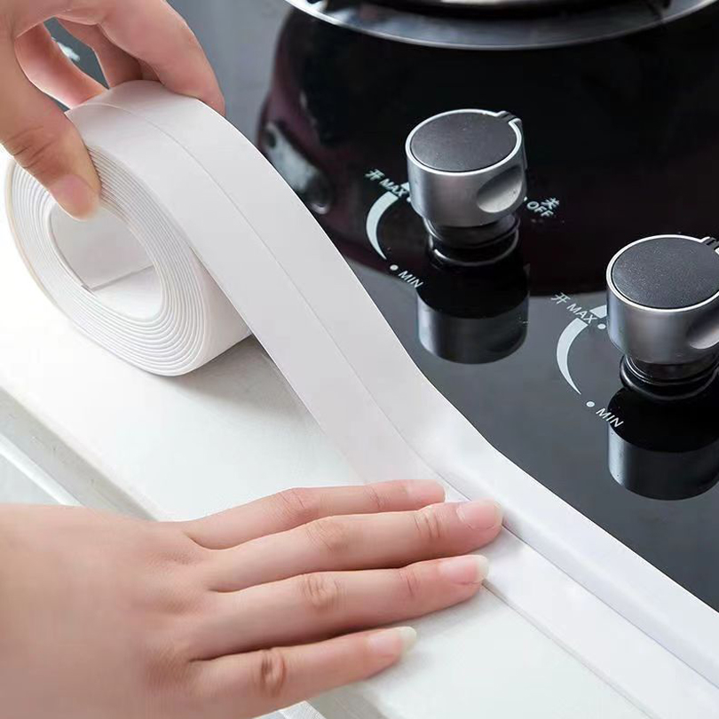 White Bathroom Adhesive Tape K - Bathroom Caulk Siliconized ulasan dan harga
