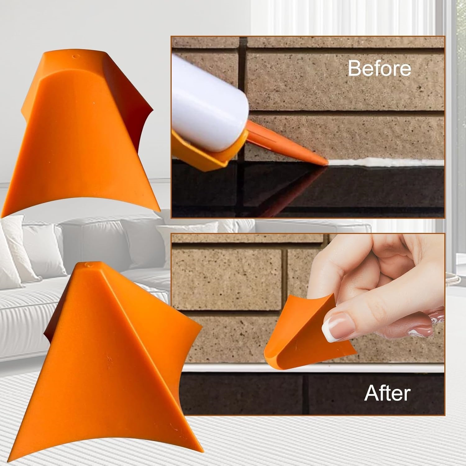 2 PCS Silicone Seam Tool Silic - Bathroom Caulk Siliconized ulasan dan harga
