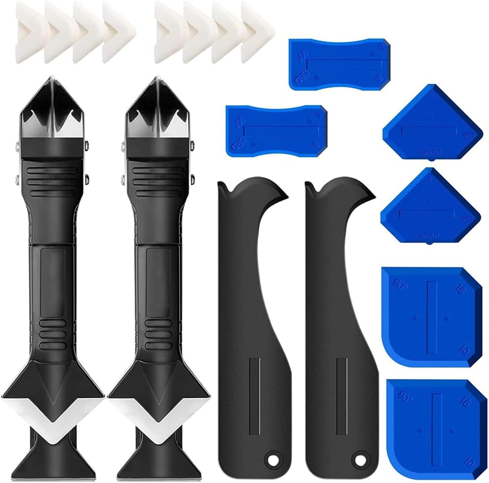 3 in 1 Silicone Caulking Tool  - Bathroom Caulk Siliconized ulasan dan harga
