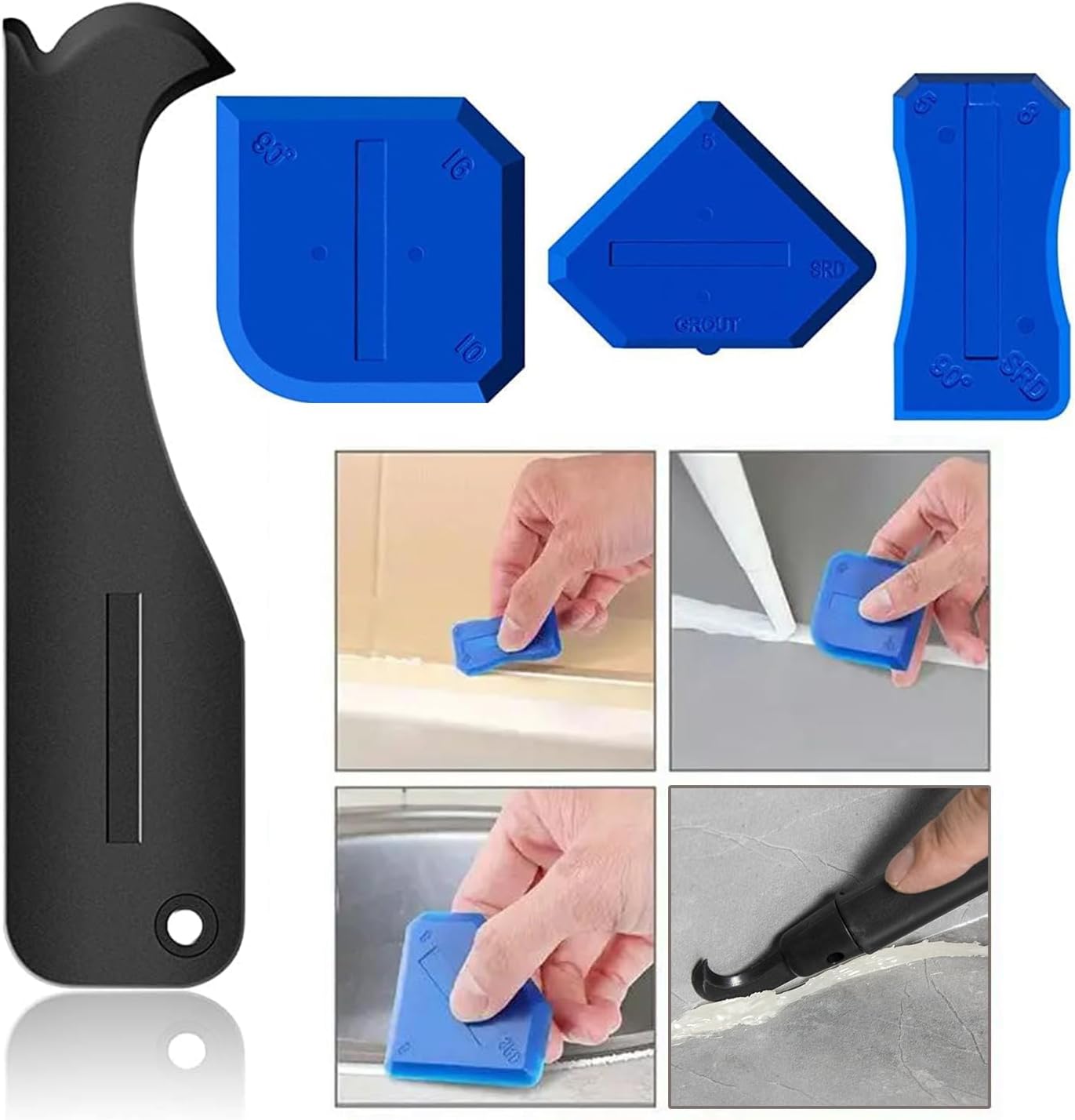 3 in 1 Silicone Caulking Tool  - Bathroom Caulk Siliconized ulasan dan harga