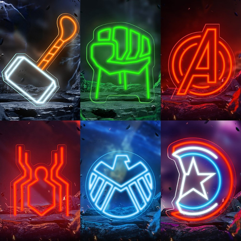 Marvel Avengers Superhero Neon - Home Improvement Game ulasan dan harga