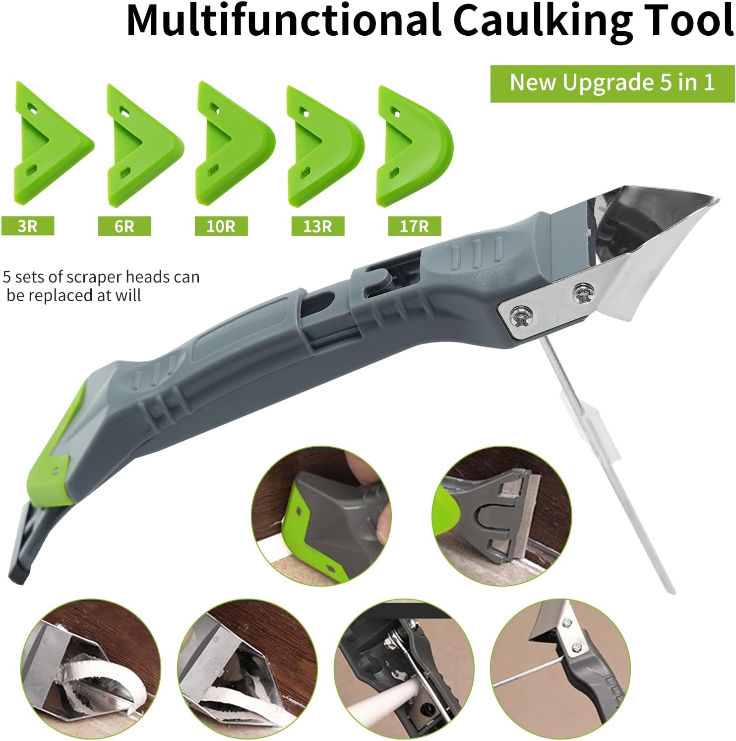 5 In 1 Silicone Caulking Tools - Bathroom Caulk Siliconized ulasan dan harga