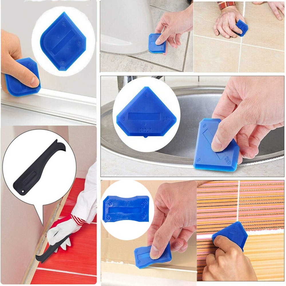 3 in 1 Silicone Caulking Tools - Bathroom Caulk Siliconized ulasan dan harga