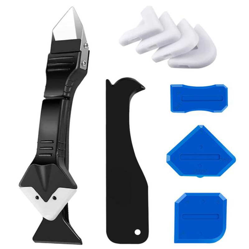5 in 1 Silicone Caulking Tools - Bathroom Caulk Siliconized ulasan dan harga