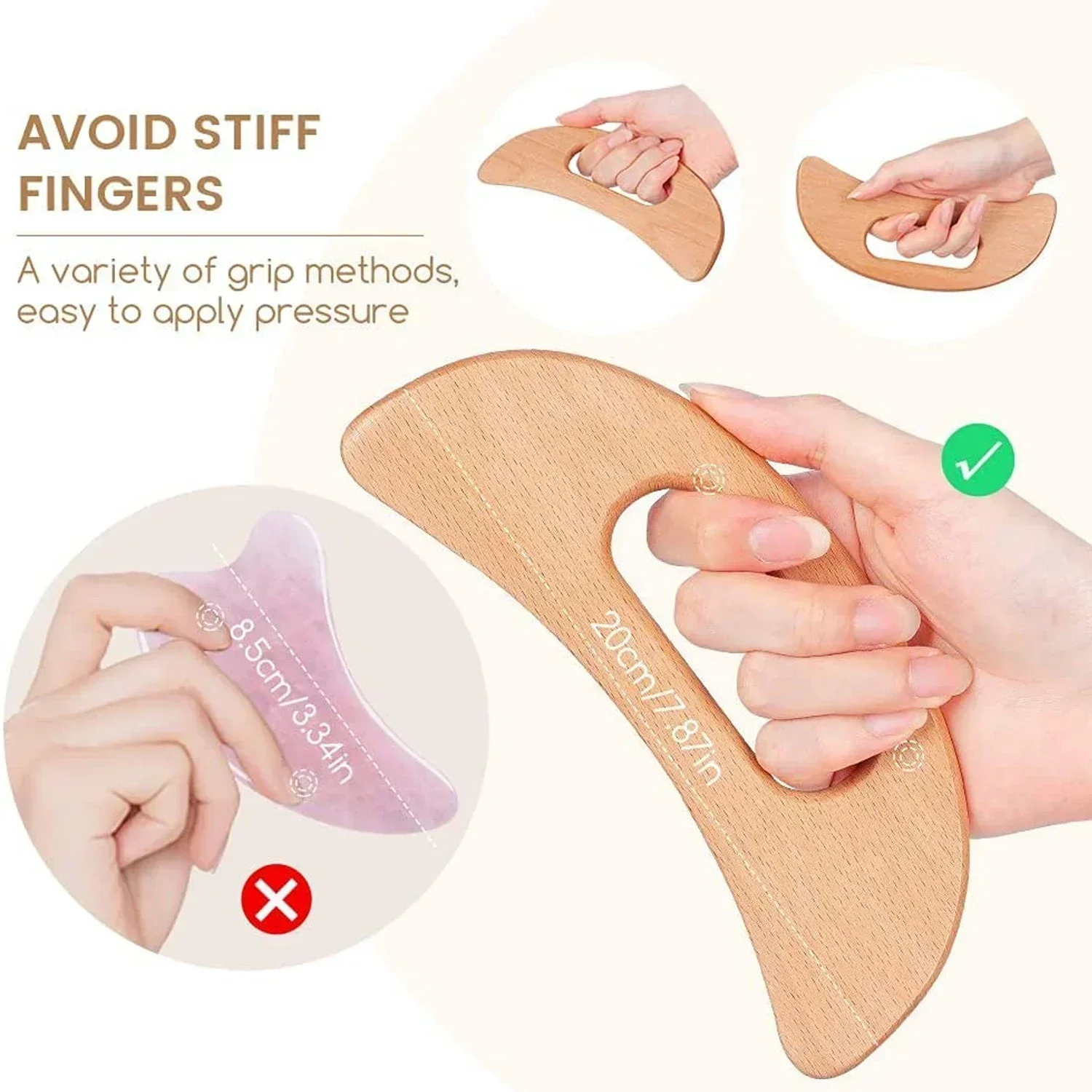 Wooden Gua Sha Tool for Body M - Home Improvement House ulasan dan harga