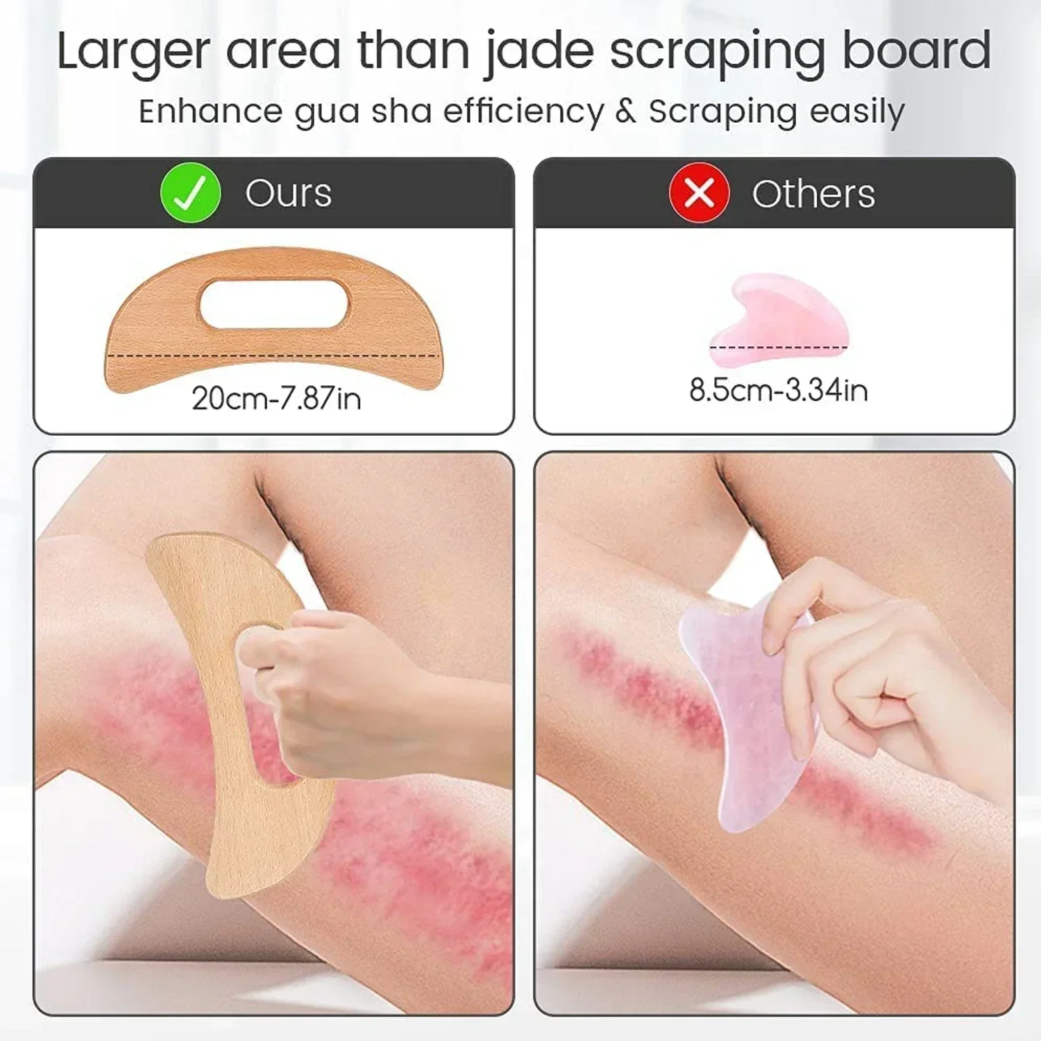 Wooden Gua Sha Tool for Body M - Home Improvement House ulasan dan harga