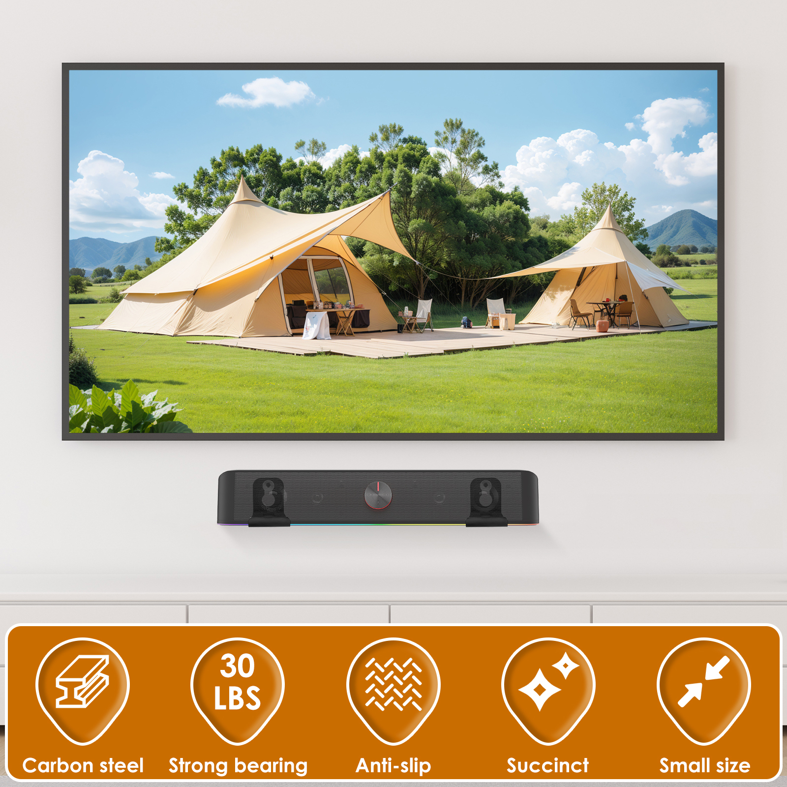2Pcs Soundbar Speaker Stands W - Home Improvement House ulasan dan harga