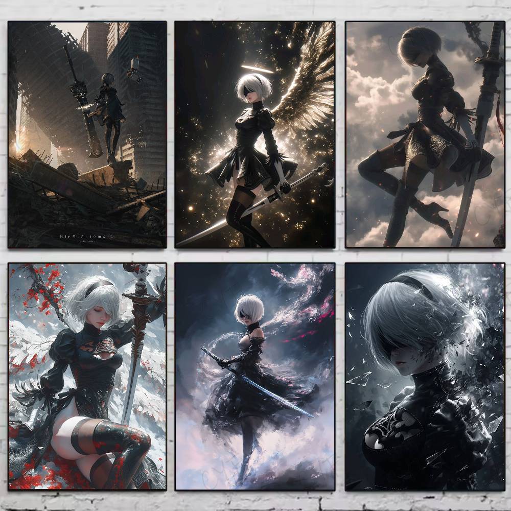 N-NieRAutomata Game Poster HD  - Home Improvement Game ulasan dan harga