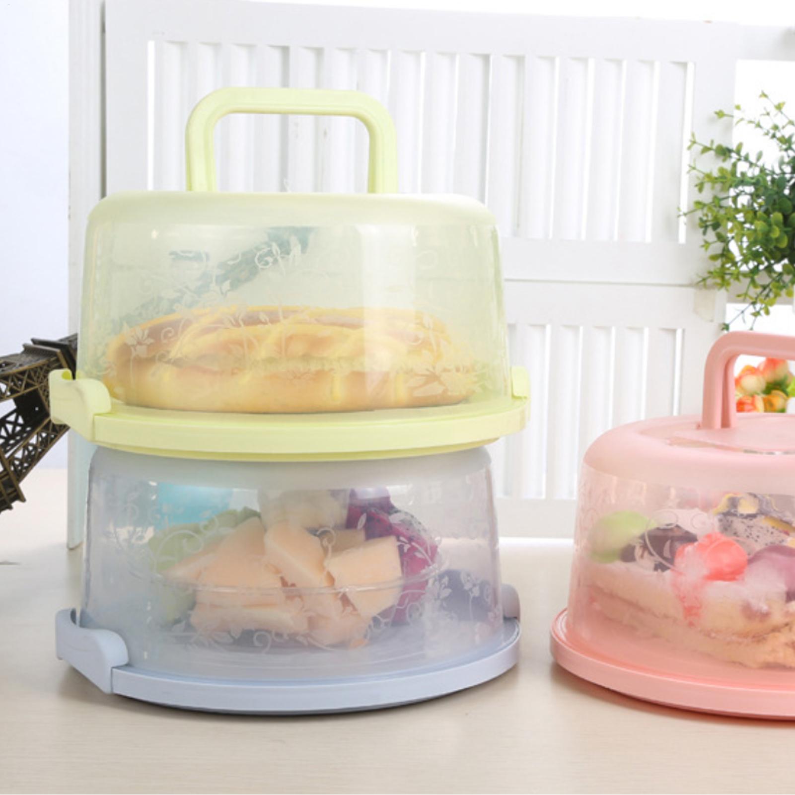Cake Carrier With Lid And Hand - Home Improvement House ulasan dan harga
