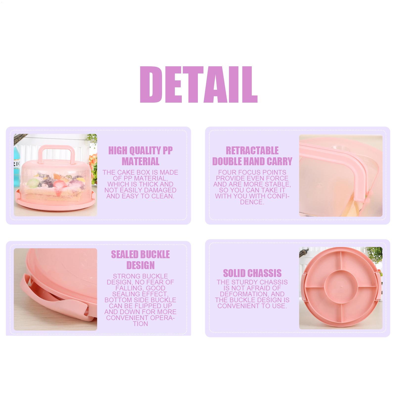 Cake Carrier With Lid And Hand - Home Improvement House ulasan dan harga