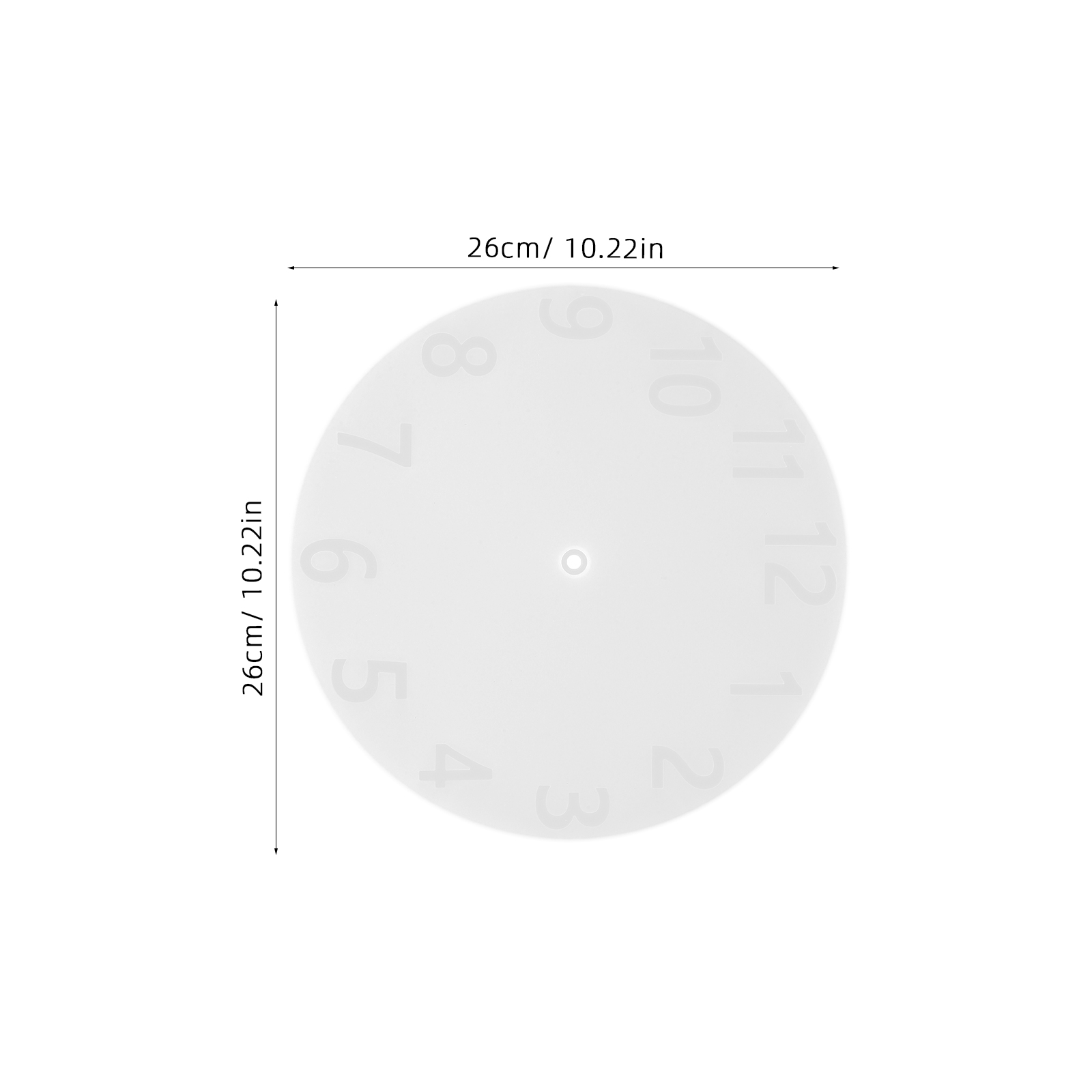 1 set 1 Set Diy Silicone Clock - Home Improvement House ulasan dan harga