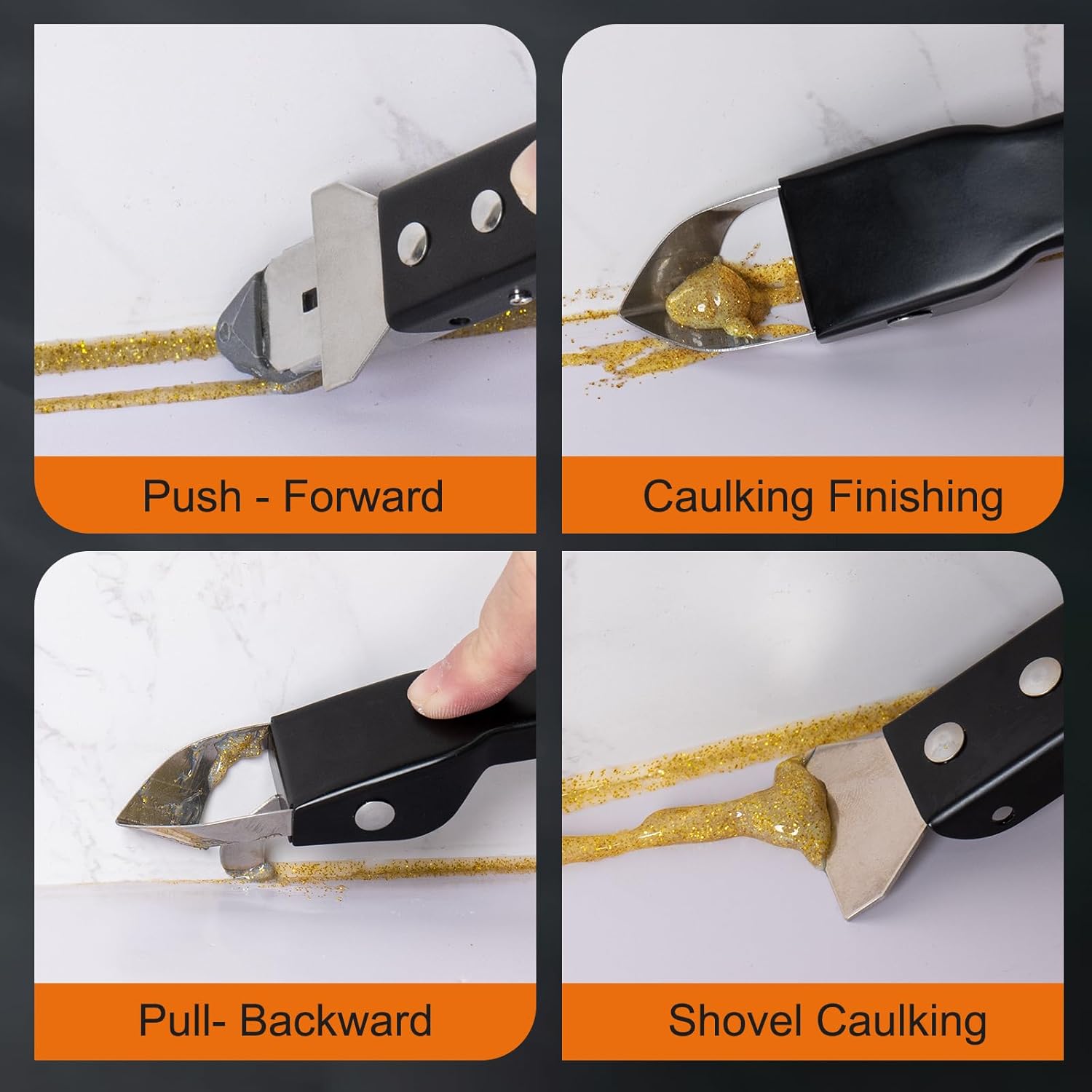 4-in-1 Caulk Remover Tool, Sta - Bathroom Caulk Siliconized ulasan dan harga